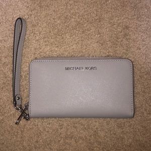 Gray Michael Kors Wallet
